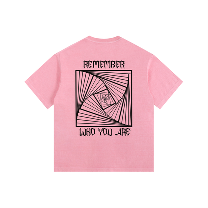 REMBEMBER WHO YOU ARE OVERSIZED T-SHIRT