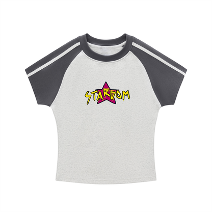 STARDOM Bodycon Raglan Sleeve T-Shirt