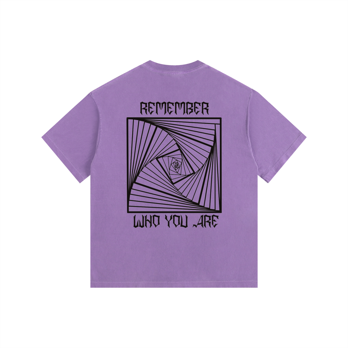 REMBEMBER WHO YOU ARE OVERSIZED T-SHIRT