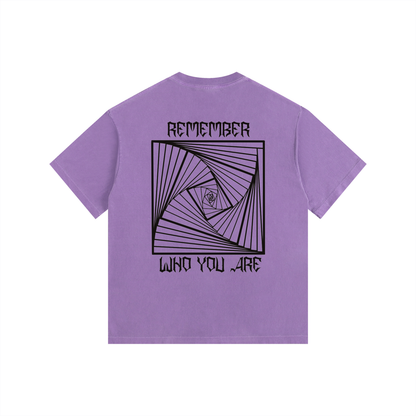 REMBEMBER WHO YOU ARE OVERSIZED T-SHIRT