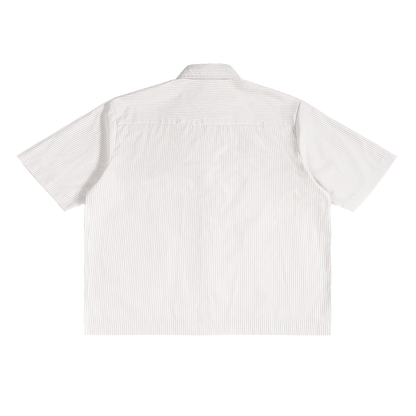 STARDOM Oversized Vertical Stripe Boxy Shirt
