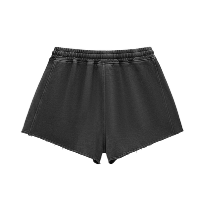 STARDOM Raw Edge Drawstring Shorts